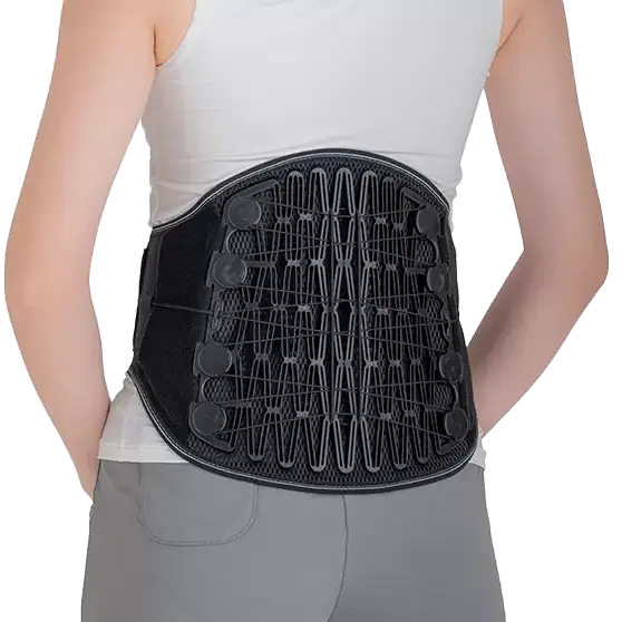 Pulley system Lumbar Support w/ Flexible Back Panel Pulley system Lumbar Support w/ Flexible Back Panel