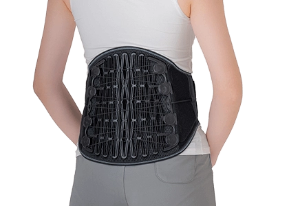 Pulley system Lumbar Support w/ Flexible Back Panel